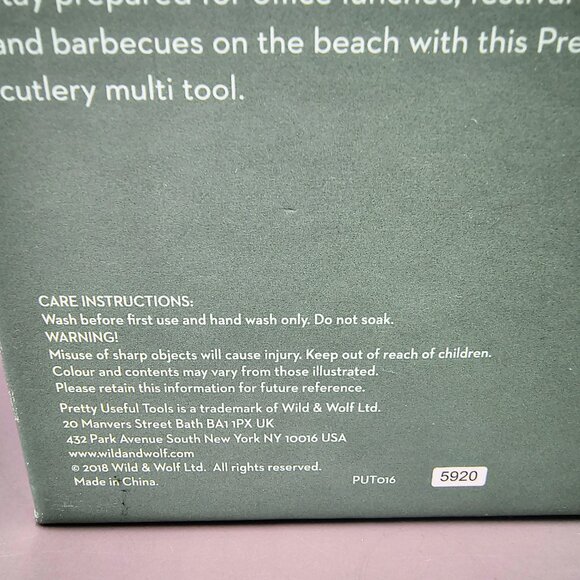 Pretty Useful Cutlery Multi Tool bottle opener, corkscrew, knife, fork, spoon - Picture 8 of 8